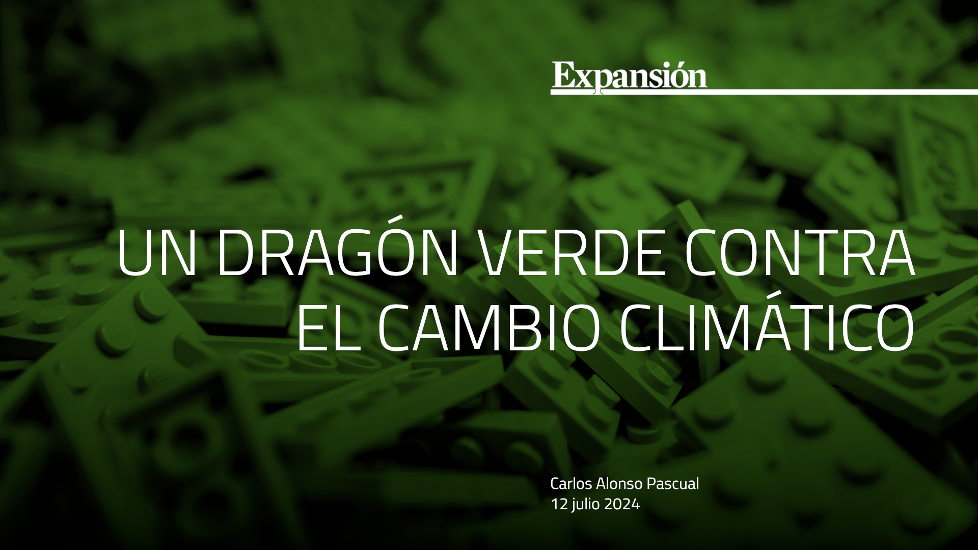 Un dragón verde contra el cambio climático